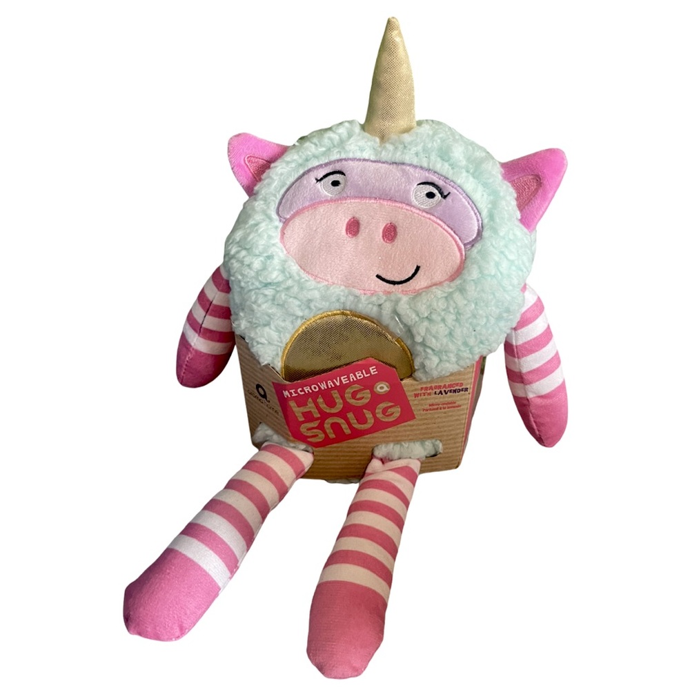 Microwaveable Hug a Snug Unicorn Plush
